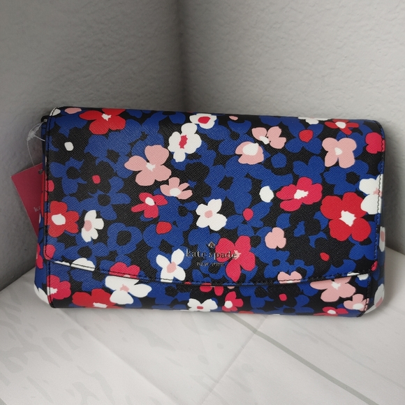 Kate Spade Laurel Way Bouquet Pop Greer Crossbody - Picture 2 of 5